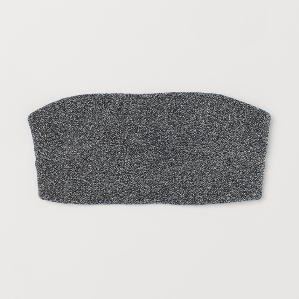 H&M | Glittery Bandeau Bra